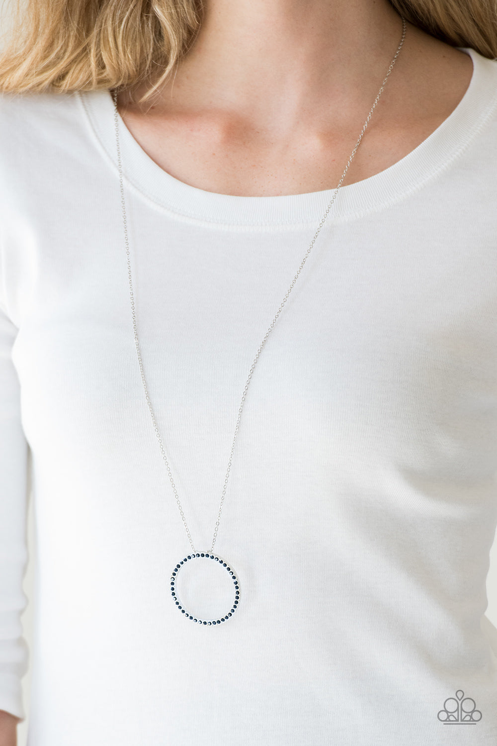 Center Of Attention - Blue Necklace