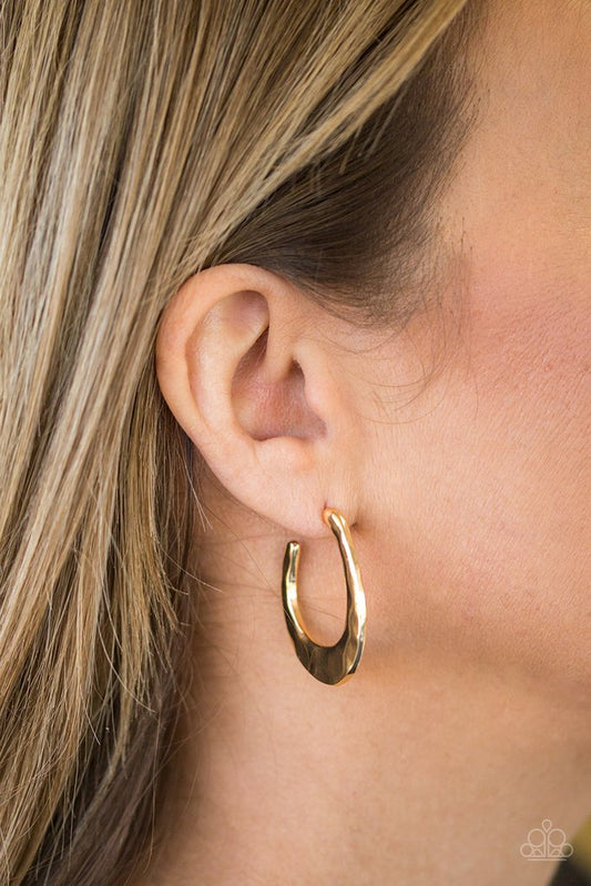 HOOP Me UP - Gold Earrings