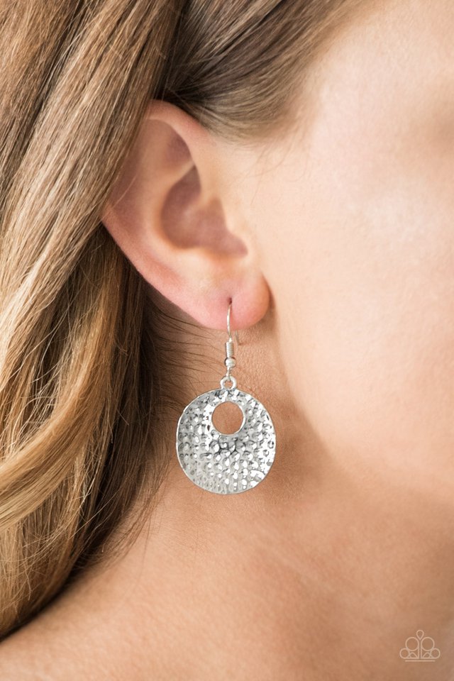 A Taste For Texture - Silver Earring