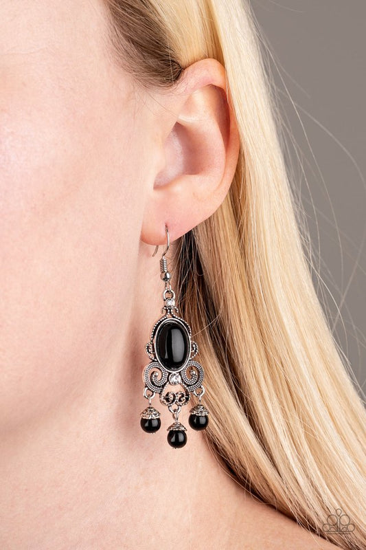 I Better Get GLOWING - Black Earring