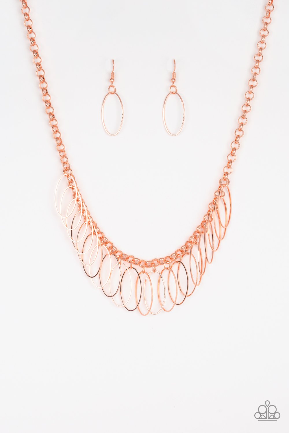 Copper Fringe Finale Necklace