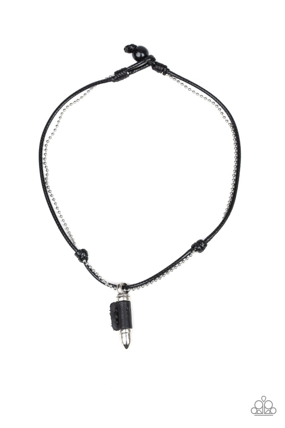 Magic Bullet - Black Necklace