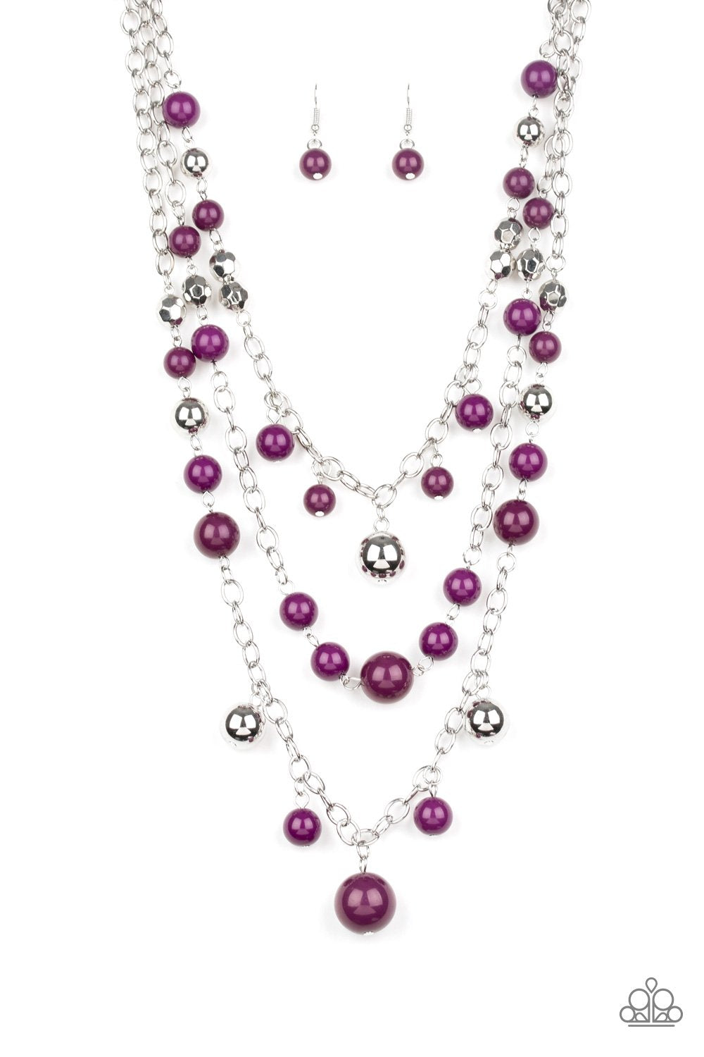 Purple The Partygoer Necklace