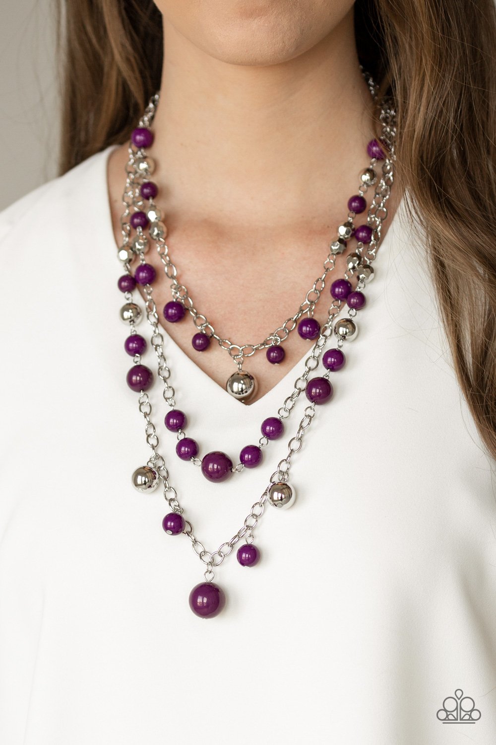 Purple The Partygoer Necklace