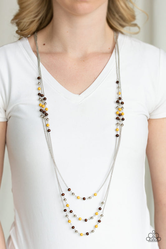 Seasonal Sensation - Yellow Necklace