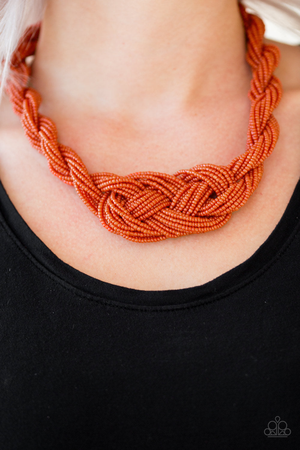 A Standing Ovation - Orange Necklace