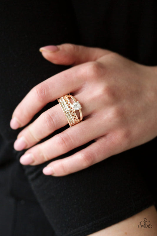 Rose Gold The Overachiver Ring