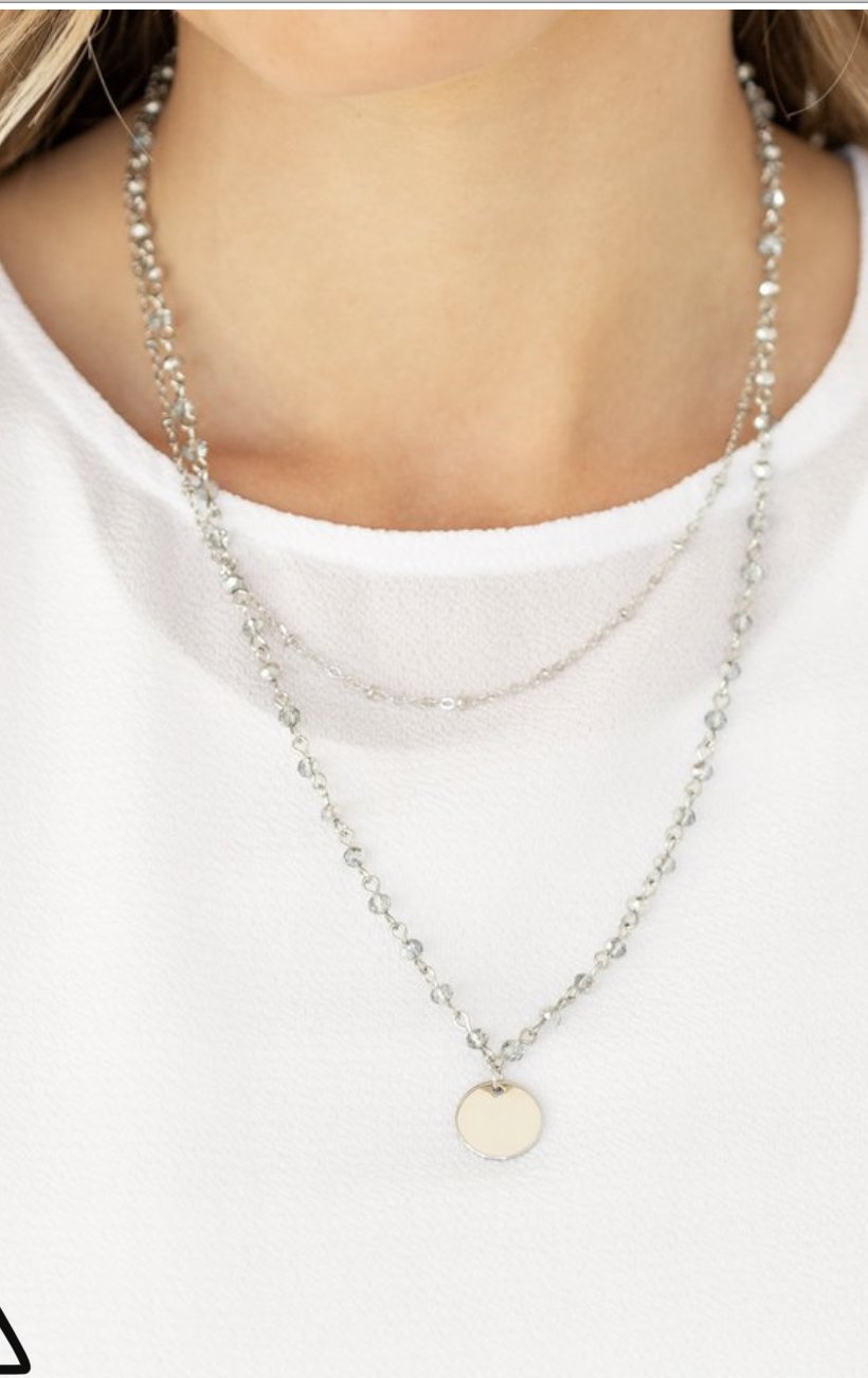 Silver Dainty Demure Necklace
