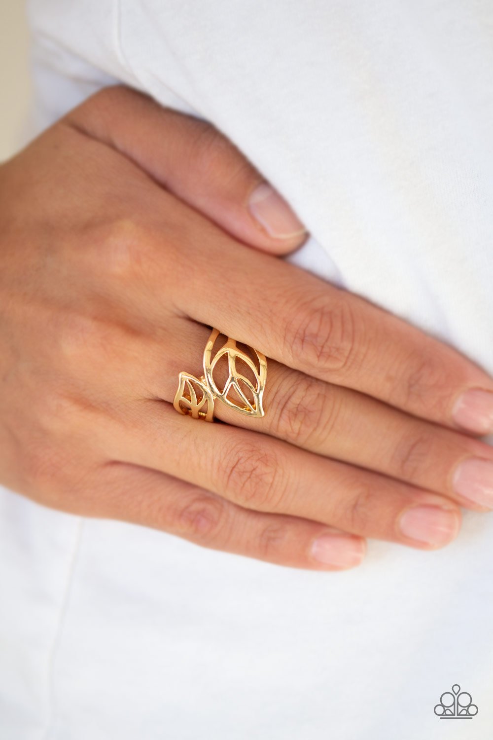 LEAF It All Behind - Gold Ring