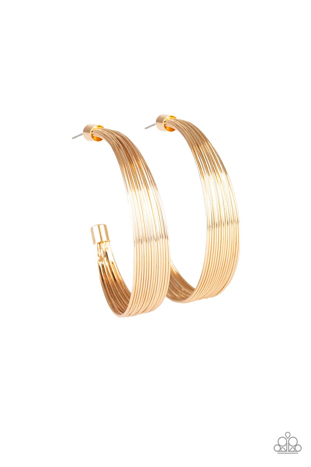 Live Wire - Gold Earring