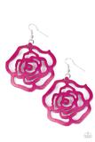 Island Rose - Pink Earring