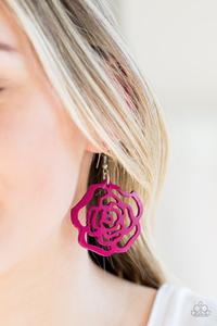 Island Rose - Pink Earring