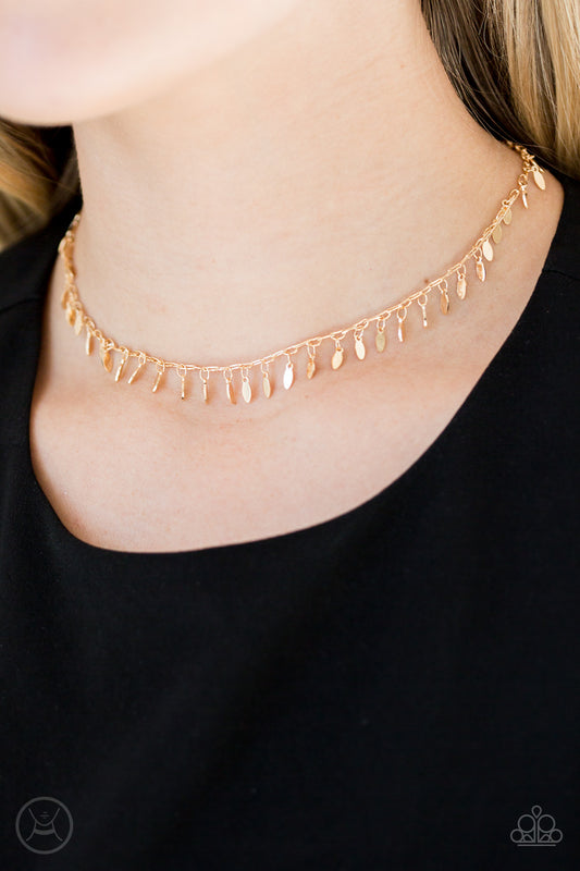 PURR-fect Ten - Gold Choker