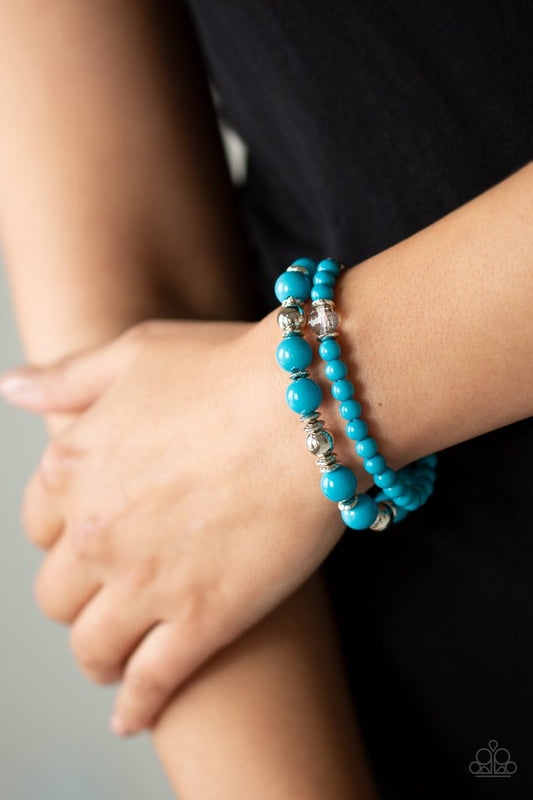 Colorful Collisions - Blue Bracelets