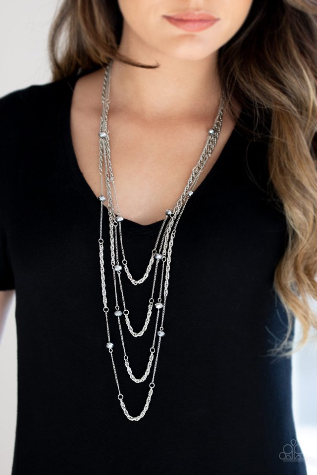 Silver Open For Opulence Necklace