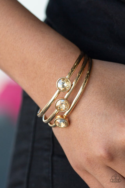 Be All You Can BEDAZZLE - Gold Bracelet