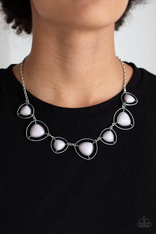 Make a Point - Silver Necklace