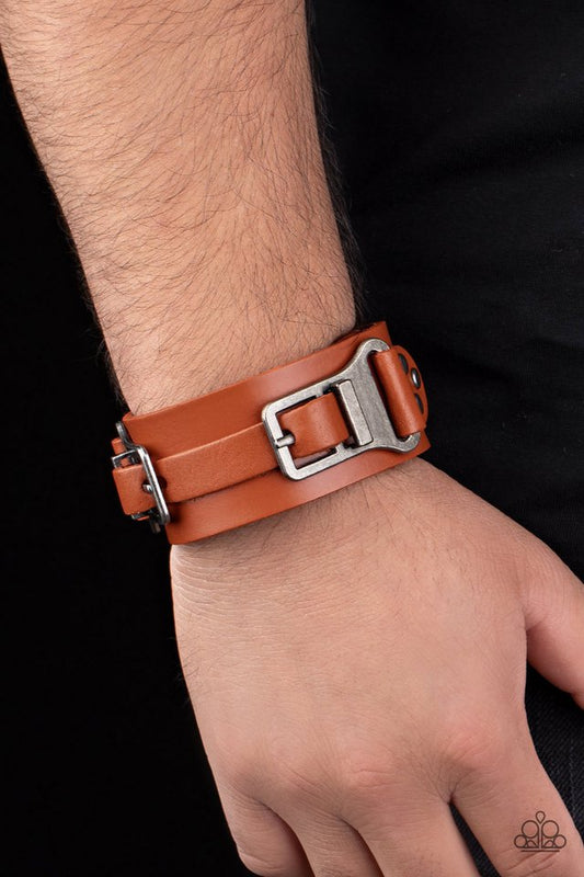 Scout It Out - Brown Urban Bracelet