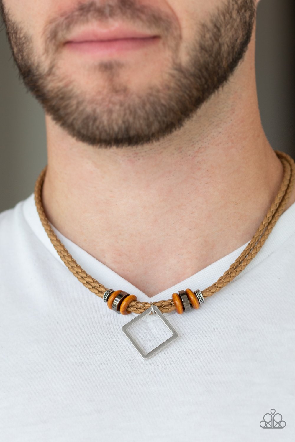 Pier Square Urban - Brown Necklace