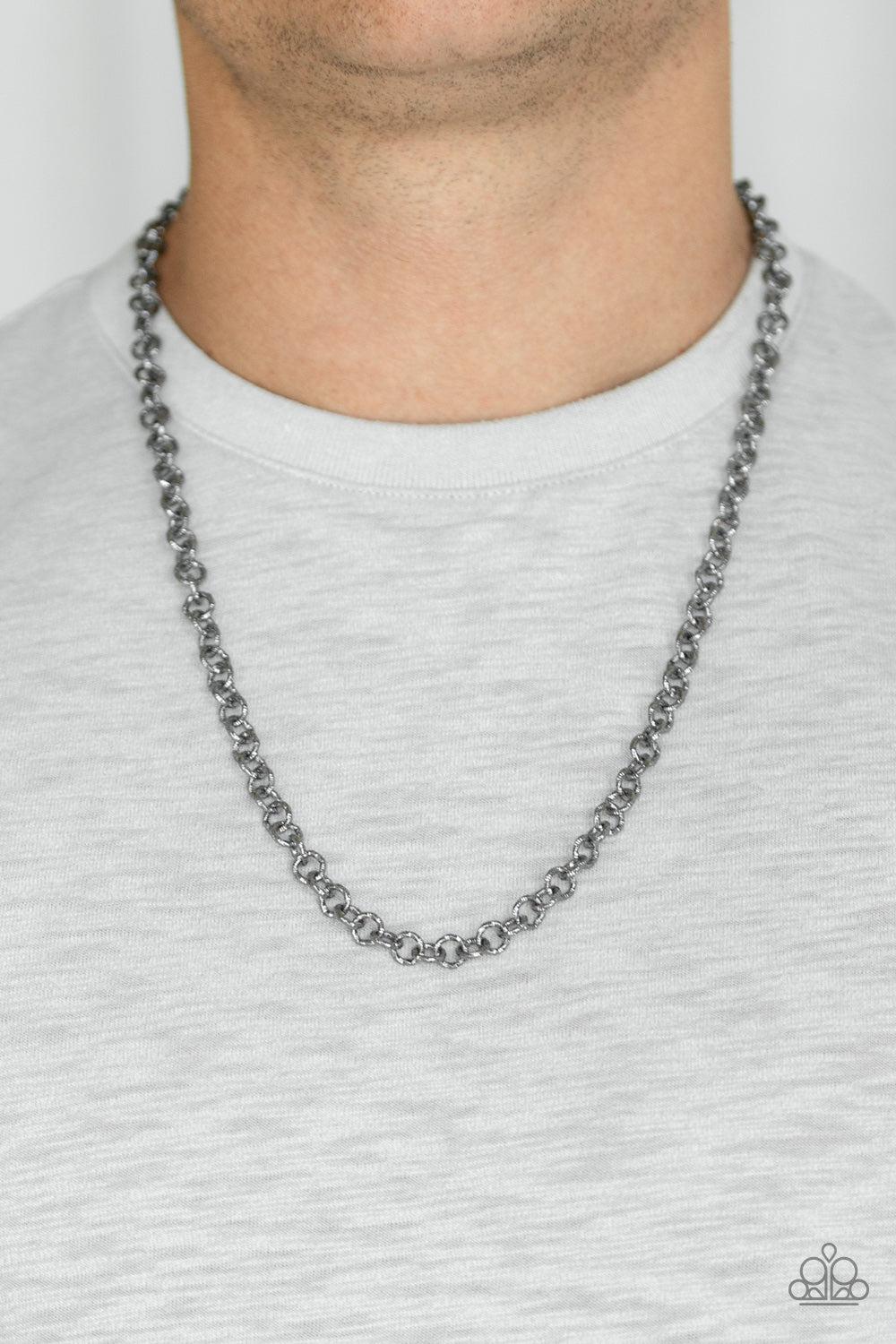 Courtside Couture - Black Necklace