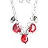 Looking Glass Glamorous - Red Necklace