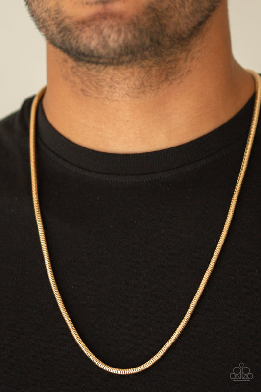 Victory Lap - Gold Urban Necklace