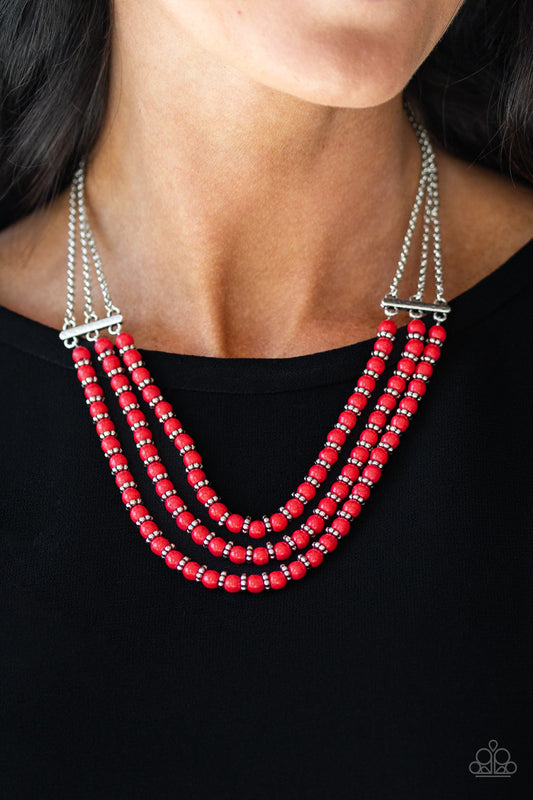 Terra Trails - Red Necklace