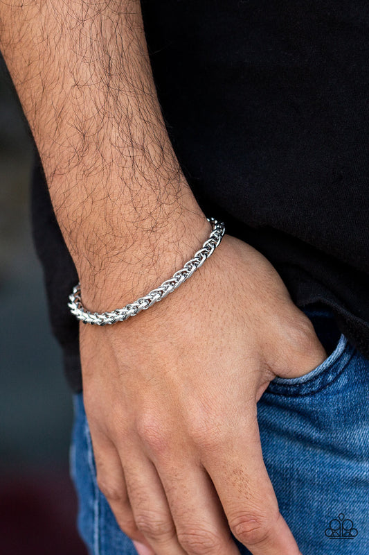 Knocked It Out Of The Park - Silver Bracelet