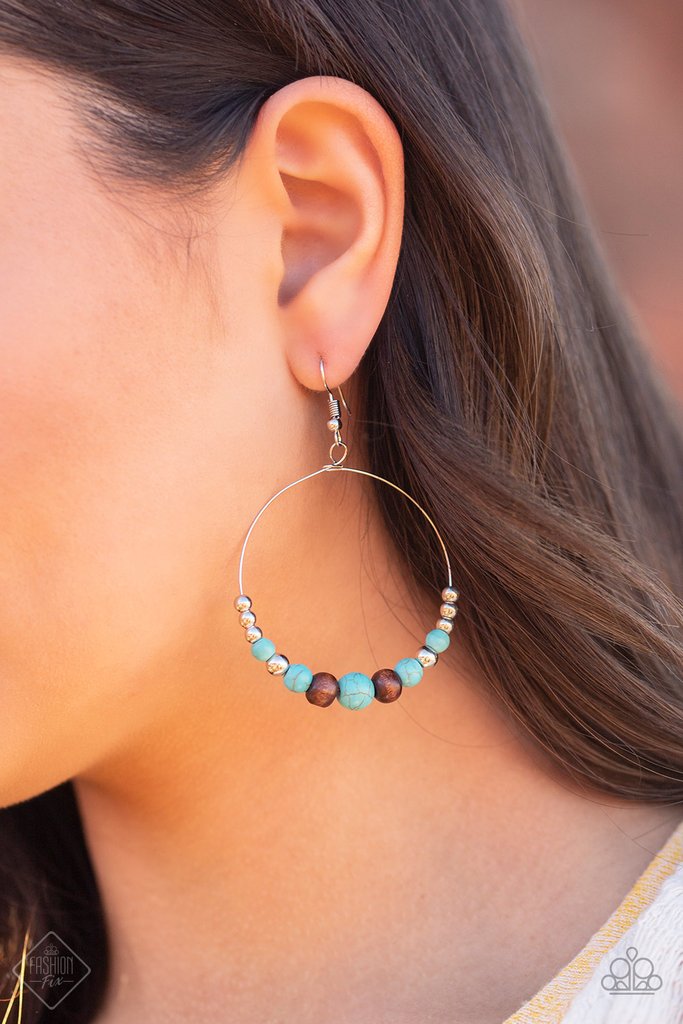 Serenely Southwestern - Blue Earrings