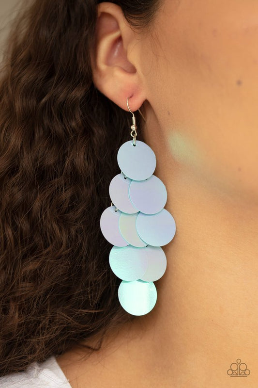 Mermaid Shimmer - Blue Earrings