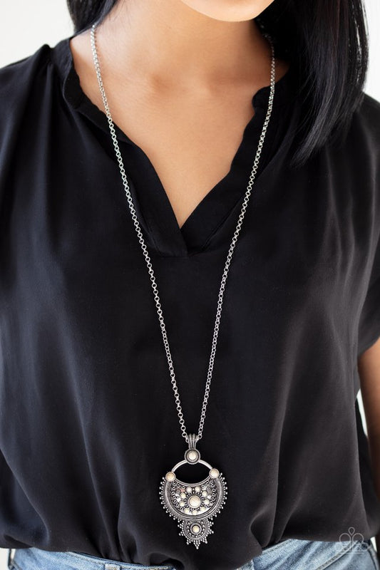 Solar Energy - White Necklace