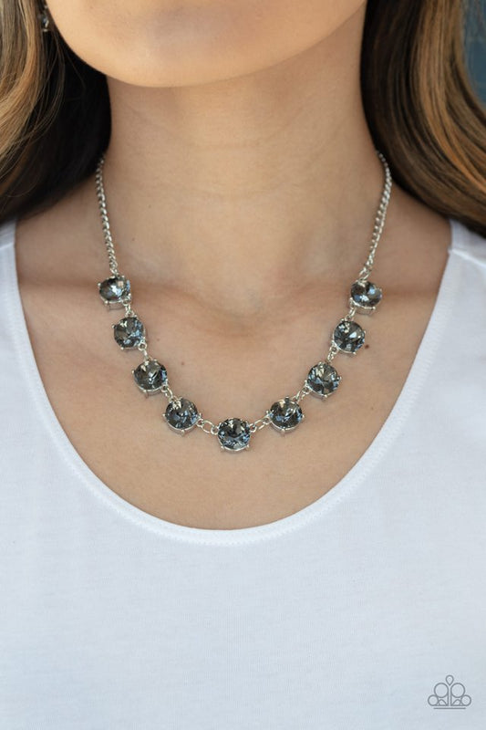 Iridescent Icing - Silver Necklace