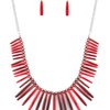 Out of My Element - Red Necklace
