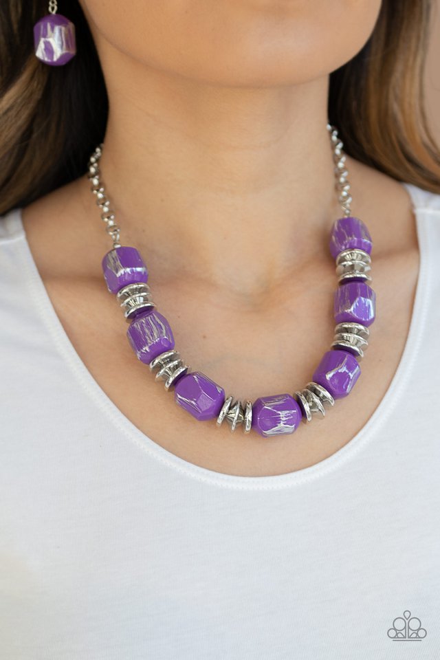 Girl Grit - Purple Necklace