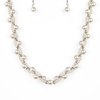 Uptown Opulence - White Necklace