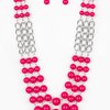 A La Vogue - Pink Necklace