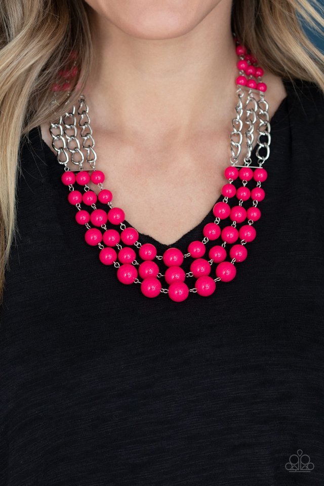 A La Vogue - Pink Necklace