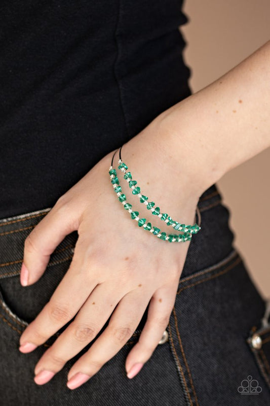 Prismatic Posh - Green Bracelet