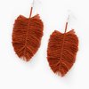 Hanging by a Thread - Brown Earrings