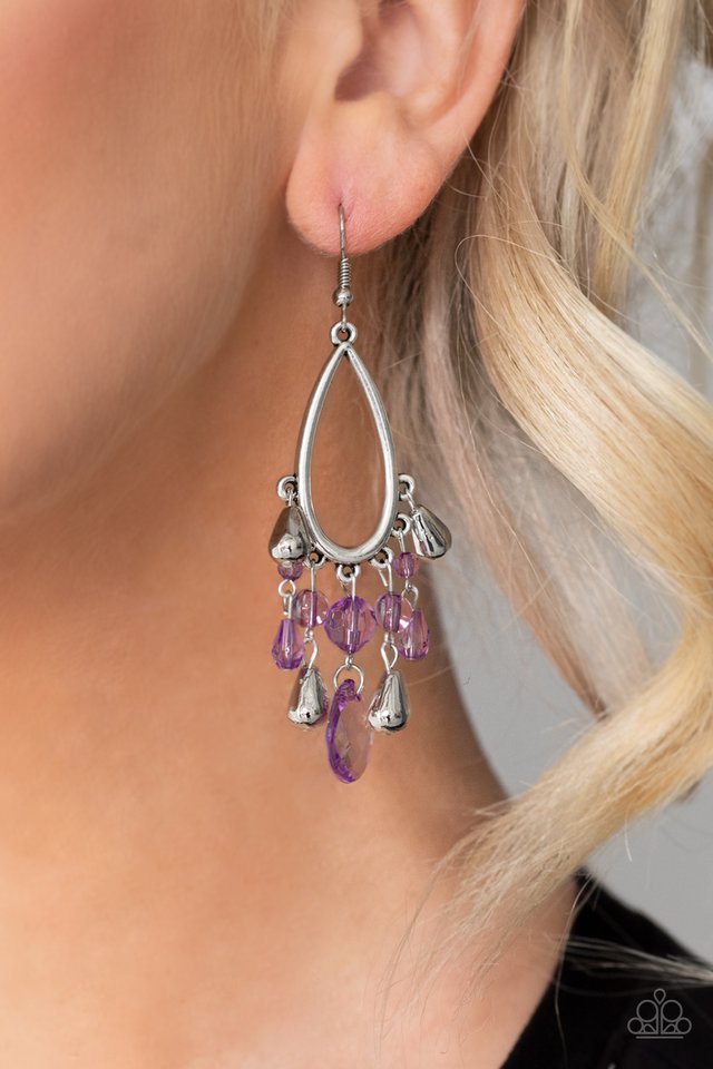 Summer Catch - Purple Earrings