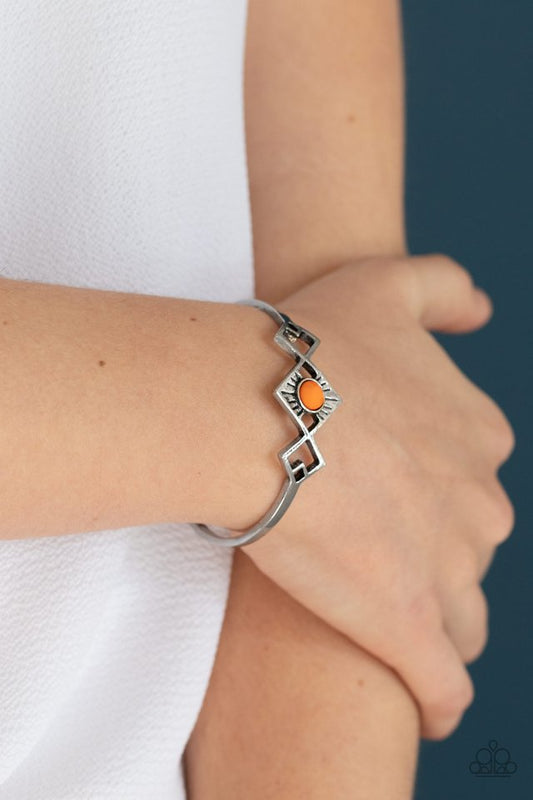 Dainty Deco - Orange Bracelet