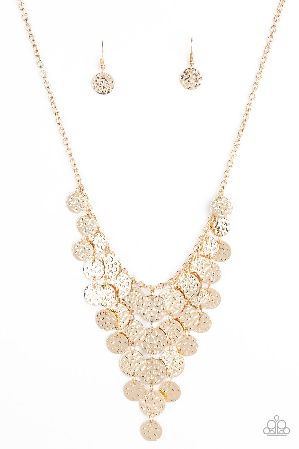 Spotlight Ready - Gold Necklace