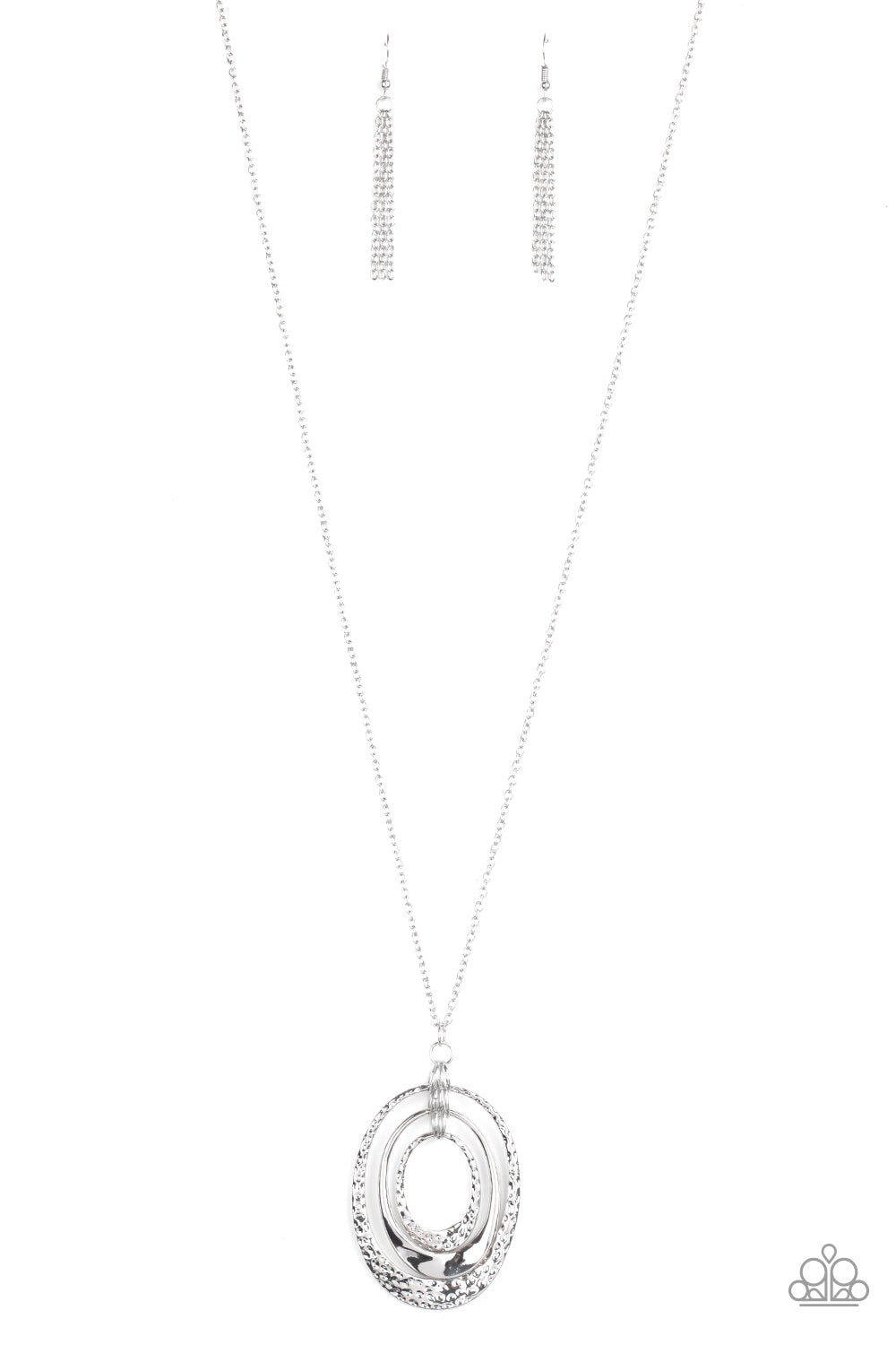 Dizzying Decor - Silver Necklace