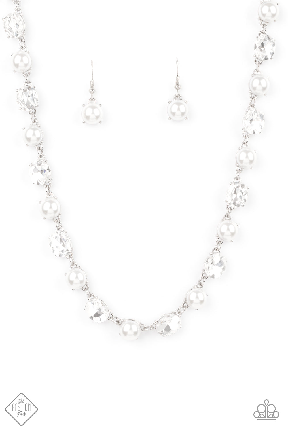 Go-Getter Gleam - White Necklace