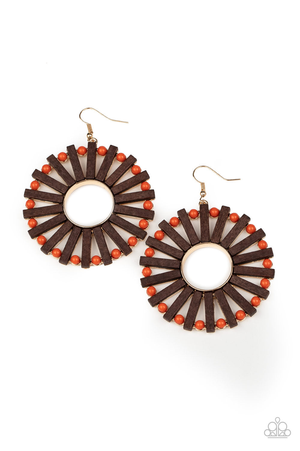 Solar Flare - Orange Earring