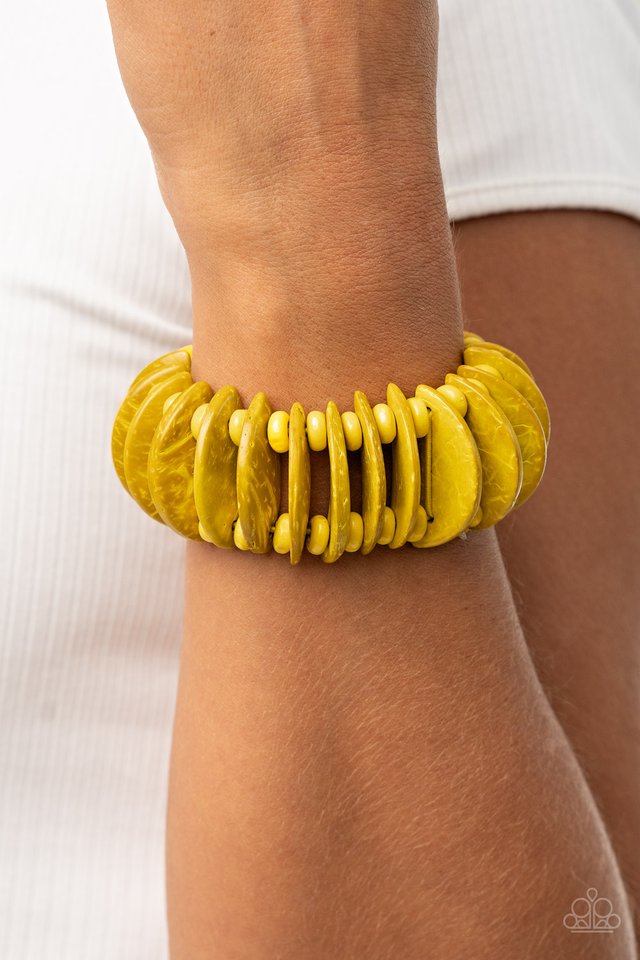 Tropical Tiki Bar - Yellow Bracelet