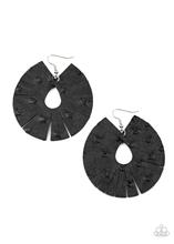 Palm Islands - Black Earrings