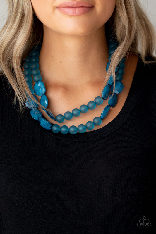 Arctic Art - Blue Necklace