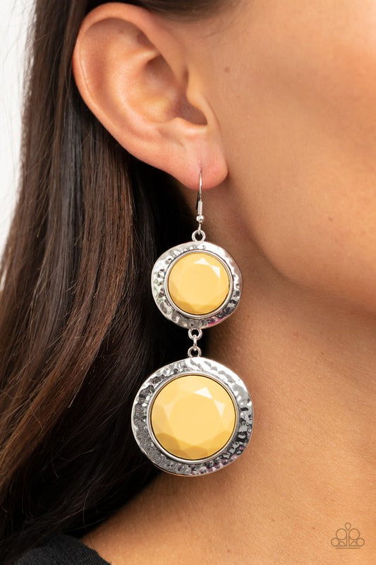 Thrift Shop Stop - Yellow Earring