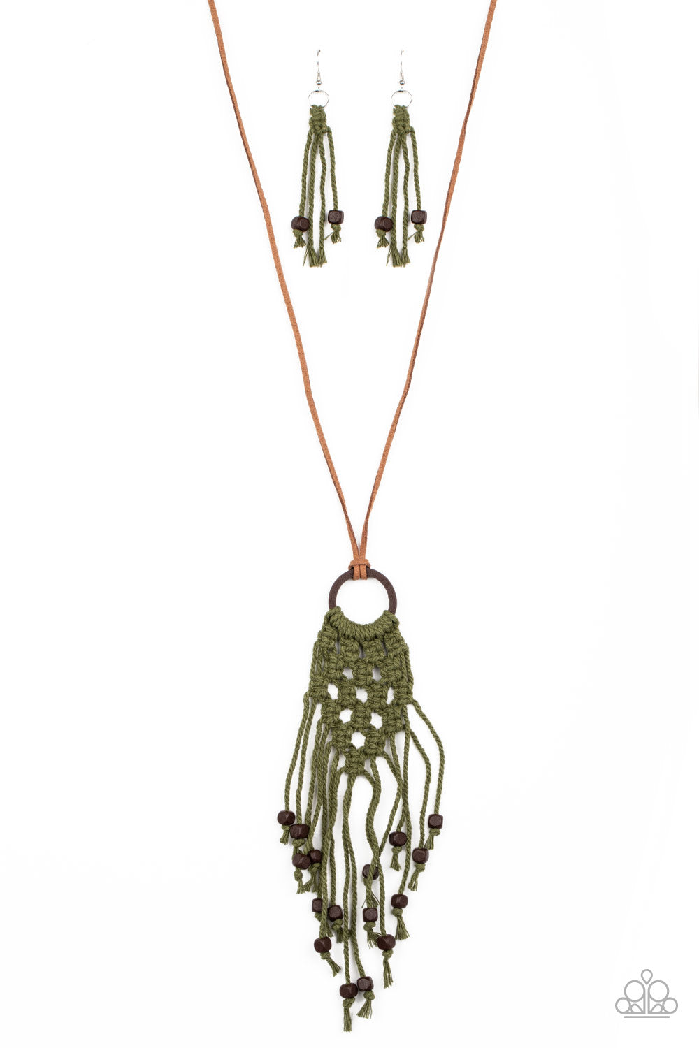 It’s Beyond MACRAME! - Green Necklace